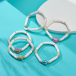 Браслет ручной работы из полимерной глины&nbsp;BJEW-JB08825