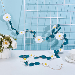 1 шт. фетровые подвесные баннеры с цветами и листьями&nbsp;AJEW-PH0006-87