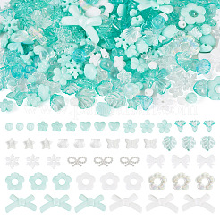 100 г прозрачных и непрозрачных акриловых бусин&nbsp;TACR-TA0001-57C