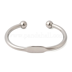 Браслеты-манжеты из нержавеющей стали 304&nbsp;BJEW-D408-31P