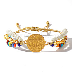 Браслеты из бисера и бусин из богемского стекла&nbsp;WR9292