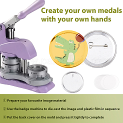 120 пакет 2 набора для изготовления железных брошей своими руками&nbsp;DIY-DC0003-85