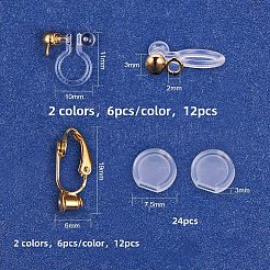 Indolore prevenire clip di lega in lega di u u trasparente in resina allergia&nbsp;FIND-PH0015-27