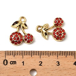 Подвески со стразами из сплава с ультрафиолетовым покрытием&nbsp;FIND-A054-05A-G