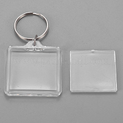 Акриловый брелок&nbsp;KEYC-WH0016-02E