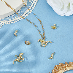 6 шт. 3 х стилей ковбойские латунные подвески&nbsp;KK-BBC0021-62