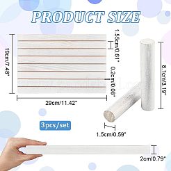 Деревянные подставки для рассадочных карточек с 7 слотом&nbsp;ODIS-WH0029-52D