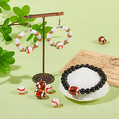 20шт 2 стиля фарфоровые бусины ручной работы&nbsp;PORC-TA0001-11