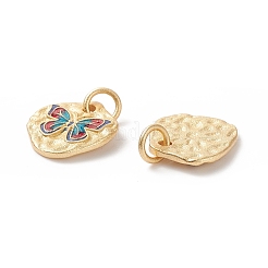 Подвески из латуни с эмалью в стойку&nbsp;KK-I689-10G