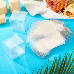 20 Stück quadratische transparente Geschenkverpackung aus Kunststoff&nbsp;CON-TA0001-26