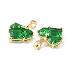 Латунные микро проложить кубического циркония подвески&nbsp;KK-L208-03G-02