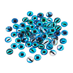 70pcs 2 Arten Glascabochons&nbsp;GLAA-TADJ0001-18E