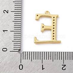 Pendentif en zircone cubique micro pavé de laiton placage en rack&nbsp;KK-H449-76G-01