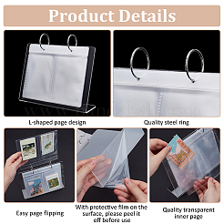 4-дюймовый акриловый настольный календарь&nbsp;AJEW-WH0819-011B