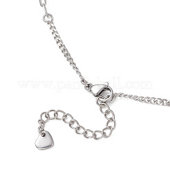 Ожерелья из витой цепи из нержавеющей стали 304 для женщин и мужчин&nbsp;NJEW-JN05798