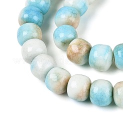 Нити из окрашенных стеклянных бусин с эффектом омбре&nbsp;GLAA-N067-01A-03