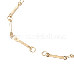 2 шт. 2 цвета 304 нержавеющая сталь плоская цепочка браслет слайдер изготовление&nbsp;AJEW-JB01347