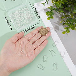 100 шт. фурнитура для сережек-колец из нержавеющей стали 304&nbsp;STAS-BBC0005-94S-01