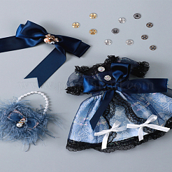 40 комплект латунных кнопок 4 цветов&nbsp;FIND-LP0003-97