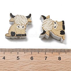 Bedruckte Holzperlen&nbsp;WOOD-G023-03A