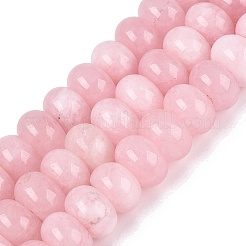 Chapelets de perles de jade blanche naturelle&nbsp;G-Q613-02A-04