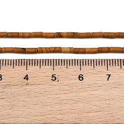 Cuentas de jaspe de madera natural con encaje de piedra&nbsp;GG-CBAED3F-A07