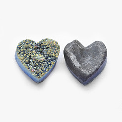 Натуральный druzy кварцевый кристалл кабошоны&nbsp;G-I207-01N-B