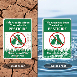 Уф-защищенный и водонепроницаемый алюминиевый предупреждающие знаки&nbsp;AJEW-WH0111-H11