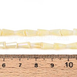 Антикоррозийные гальванические стеклянные бусины&nbsp;GLAA-T025-27C