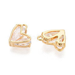 Латунные микро проложить кубического циркония подвески&nbsp;KK-N263-59G