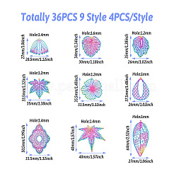36 шт. 9 подвески из нержавеющей стали 201&nbsp;STAS-BY0001-17