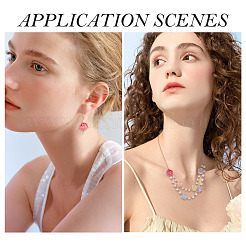 Камелия прозрачные акриловые бусины&nbsp;RESI-TA0004-27B