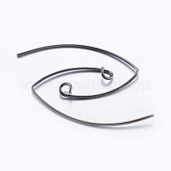 Ganci di orecchini in ottone&nbsp;KK-K197-60B