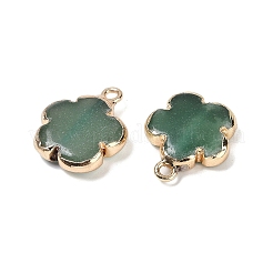 Pendentifs en aventurine vert naturel&nbsp;G-P566-01G-09