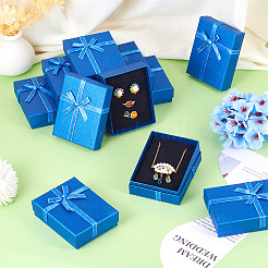 Прямоугольные бумажные коробки для хранения ювелирных наборов с бантом&nbsp;CON-TAC0014-04E