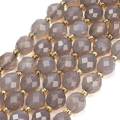 Fili di perle agata grigio naturale &nbsp;GG-CBA4A3B-A02