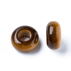 Natürliche Tigerauge europäischen Perlen&nbsp;G-G740-12x6mm-10