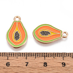 Подвески с эмалью из фруктового сплава&nbsp;ENAM-T022-32C