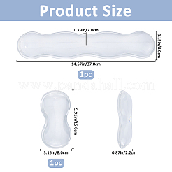 2 poggiapolsi in silicone per tastiera in 2 stili&nbsp;AJEW-FH0007-62B