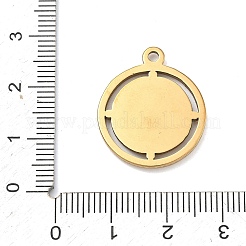 Anhänger aus gehämmertem 304 Edelstahl&nbsp;STAS-Z192-01G