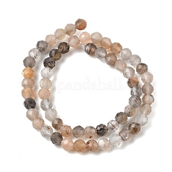 Натуральный лунный камень бисер нитей&nbsp;G-H336-A12-02