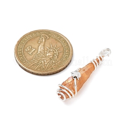 Гальванические необработанные грубые подвески из натуральной кварцевой медной проволоки&nbsp;PALLOY-JF02413-02