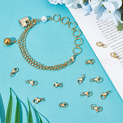 40 шт. 4 стиля карабинов из нержавеющей стали 304&nbsp;STAS-UN0040-73