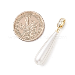 Подвески в форме капли из жемчуга&nbsp;PALLOY-JF04939-02