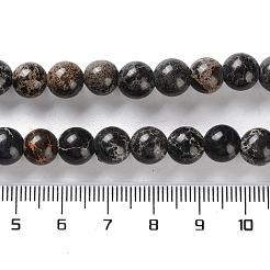 Нити бусин из окрашенного натурального регалита/императорской яшмы/морского осадка яшмы&nbsp;G-B124-C01-01