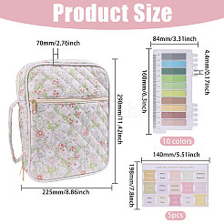 1 комплект бумажных наклеек-индексов в стиле бохо&nbsp;AJEW-GL0003-19C