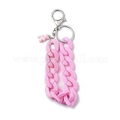 Porte-clés en chaîne gourmette en acrylique&nbsp;KEYC-JKC00632