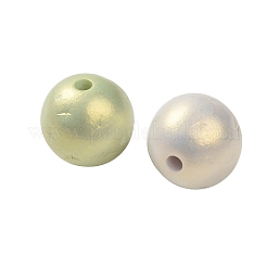 УФ-покрытие и распыление непрозрачных акриловых бусин&nbsp;OACR-G047-01