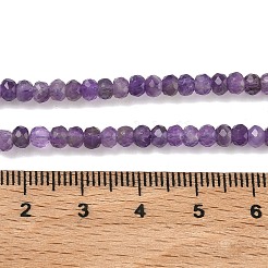 Natürlichen Amethyst Perlenstränge&nbsp;G-P279-74-4mm-01