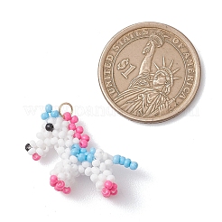 3d стеклянные бусины в виде лошади&nbsp;PALLOY-MZ01215